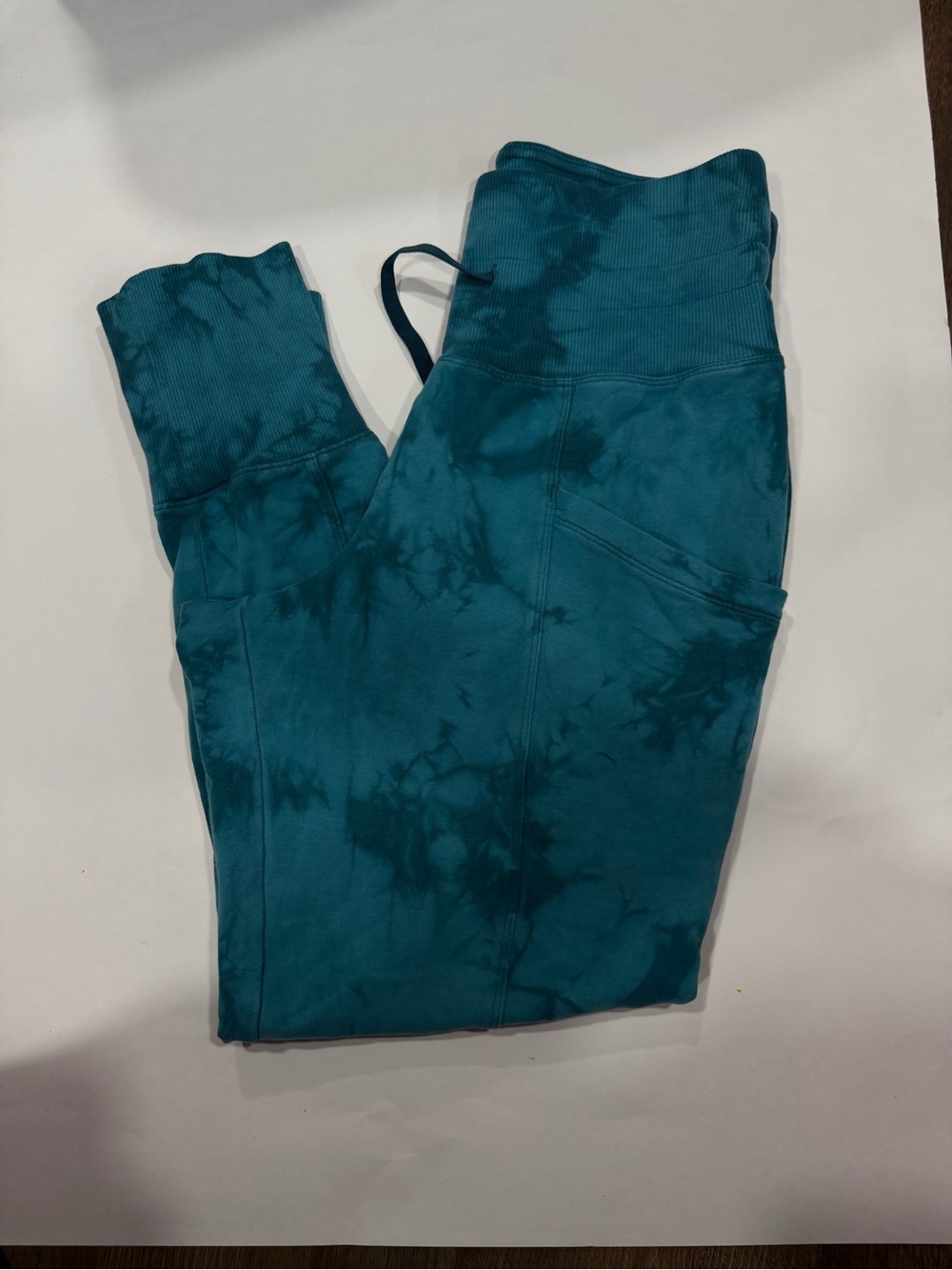 Women’s Teal Tie-Dye Leggings